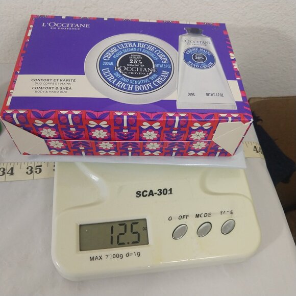 L'OCCITANE Comfort & Shea Body and Hand Cream Duo Set 200/50ML NIB - Picture 4 of 4
